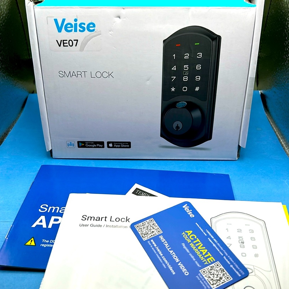 Veise VE 07 Fingerprint Smart Lock for Front Door, 7-in-1 Keyless